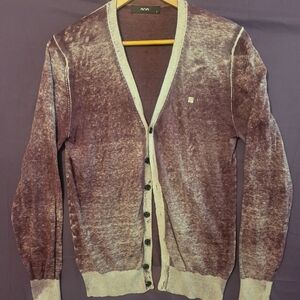 AVVA Purple Cardigan Sweater. Size L